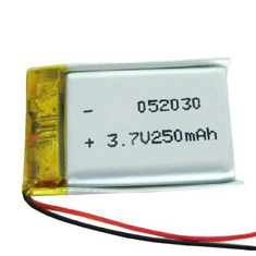 Smart Watch Battery Lithium Polymer Battery Pack 3.7V 502030 250mAh With 