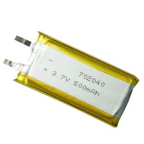 Good Quality 702040 3.7V 500mAh Lipo Single Cell Rechargeable Battery