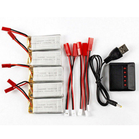 High Power 1S LiPo RC Helicopter Battery 3.7V 500mAh Long Cycle Life