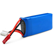 Deep Cycle 7.4V Lipo Battery For Rc Helicopter , Small Rechargeable Battery Pack 1300mAh