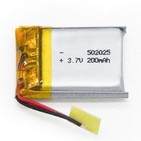 Small Battery 3.7V 200mAh Lithium Polymer Battery 502025 For Smart Devices