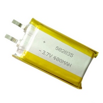 Rechargeable Li-polymer Battery 602035 400mah Single Lipo Battery Cell 3.7V