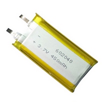 Single Cell Lipo Battery 3.7V 450mah 602040 Lithium ion Polymer Batteries