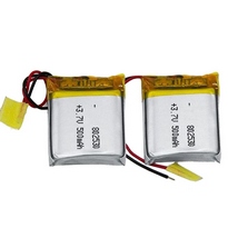 802530 500mah 3.7V Lithium Polymer Rechargeable Battery With 50 MA Standard Charge Current