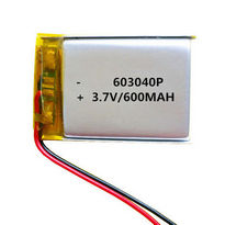 Lipo 603040 3.7v 650mah Custom-made Lithium ion Polymer Battery