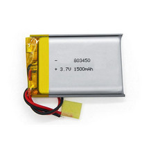 Lipo 3.7V 1500mAh 803450 Polymer Rechargeable Lithium Battery With PCM