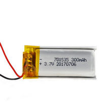 Rechargeable Lipo 701535 3.7V 300mah Battery For Bluetooth Receive Device