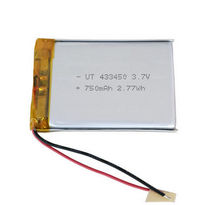 PCM Protected Lipo 433450 3.7V Lipo Battery 750mah Rechargeable Li-ion Battery