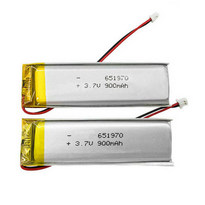 3.7V 900mAh 651970 Polymer Battery Cell Lipo Battery Pack Rechargeable Batteries