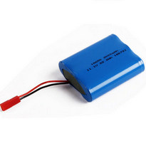 High Quality Lithium Rechargeable 3s1p 18650 Li-ion 11.1v 2000mah Battery Pack