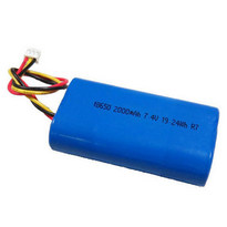 Rechargeable 18650 2s1p 7.4v 2200mah Li ion Battery Pack For Power Tools